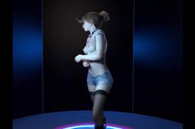 [VAM] girl topless dance