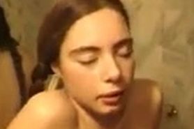 wonderful girl cum