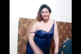 Anaya-choudhari Tango Model Chubby Girl In Net Dress Couples Romance