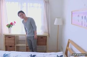 Japanese Wife Gets Creampie For The Neighbor