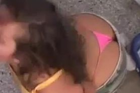 gorgeous babe gets fucked rough by BBC to music beat!