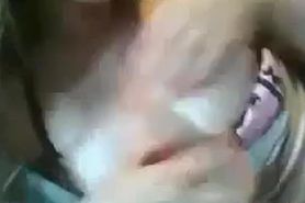Cute Brunette Girl Fingers Her Pussy