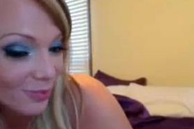 Hot Blonde Roleplay On Webcam Part 1