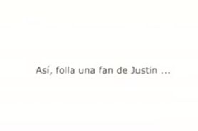 Spanish Justin Bieber fan