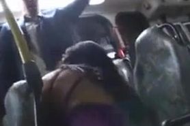 Ju Pantera fucked in bus