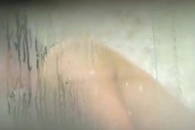 Pussy, boobs and ass nude on the hidden shower camera
