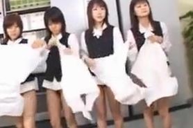 Japanese office workers in Diaper