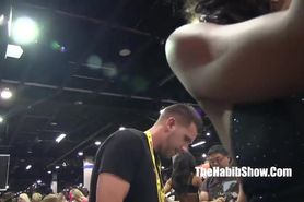 Too wild at Exxxotica chicao pornstars n freaks
