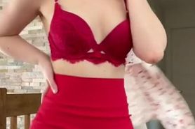 Sara Mei Kasai Nude Red Lingeire Teasing Video Leaked