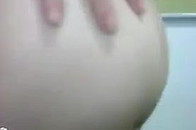 Korean girl shows shaved pussy and squirt