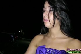 Real prom teen creamed