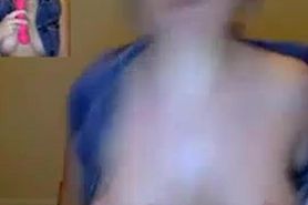 Hot teen webcam girl topless showing butt