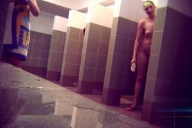 Hidden cameras in public pool showers 779