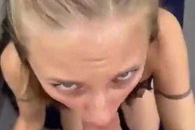 Horny blonde fingers pussy and gets anal fucked on rooftop live at sexycamx.com