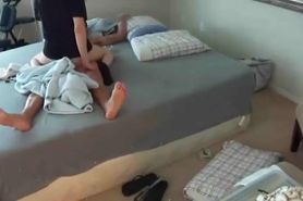 getting fucked off the bed