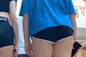 Spy candid ass public