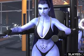 Widowmaker at the gym