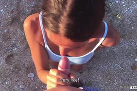 Beauty Fucked At Public Beach