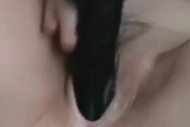 Milf masturb with dildo