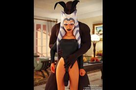 Ahsoka Blacked PMV SplitScreen