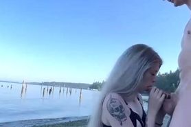 Public Beach Amateur Blowjob