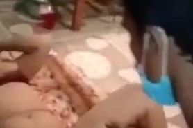 Rich lady fucked by her Maid infront of husband