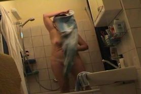 German granny nude in bathroom