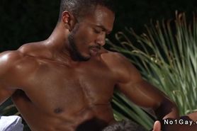 Gardener and pool man interracial gay anal sex