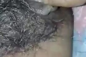 Close-up hairy indian pussy masturbations