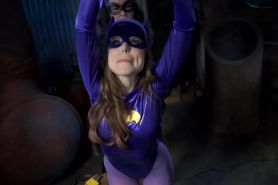 Superheroine Batgirl Captured Bound And Disgraced