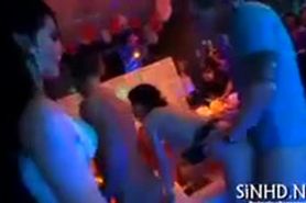 sexy horny teens screw around with strangers in nightclub