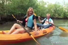 Rowboat instructor gets up close