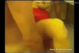 horny wife shags son's friend on camera