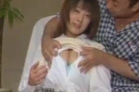 Aizawa Japanese girl enjoys exciting pussy pounding