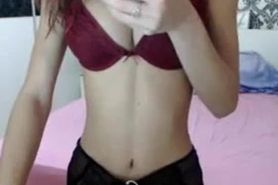 Perfect Natural Boobs On This Webcam Girl