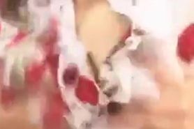 Huge boobs on an Asian hot slut H-Cup