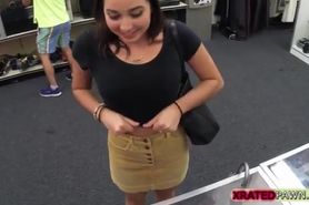 Busty Student gets her pussy and her boobs sold