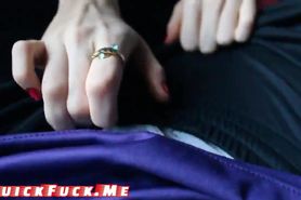amateur redhead teen blowjob in POV at home www.QuickFuck.me