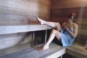 hot milfy mother sauna