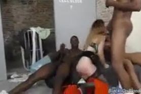 prison wife gets gangbanged by big black cocks