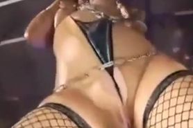 Cum on me, Master. Erotic asian nude striptease in a night club