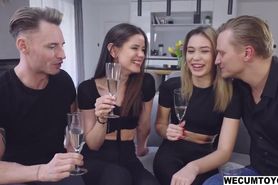 LITTLECAPRICE-DREAMS.com  Newly Engaged Rika and Stanley Celebrate with Couple Swap