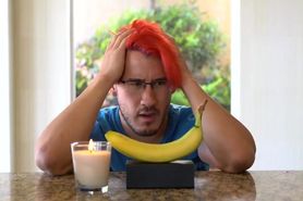 Sexy Interracial Man Contemplates Shoving A Rock Rough Banana Up His Hole