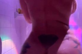 Dominican Milf Shower Tease