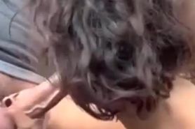 Slut MILF Gets Outdoors Facial