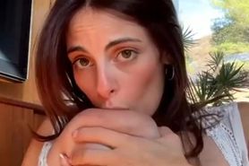 Onlyfans Big Boobs Brunette Dildo Blowjob Joi