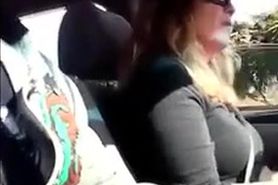 Student Cock Flashing Teacher In Car