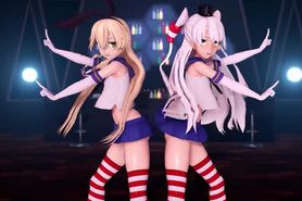 [MMD R-18] Shimakaze & Amatsukaze - Next Level (GenesisMMD)