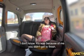 Fake Taxi Driver gets caught masturbating in his cab by a horny passenger who wants to fuck