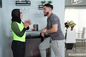 Sex With Muslims - Arab Step Mother Carmela Clutch Cleans The House Wearing Nothing But Her Hijab